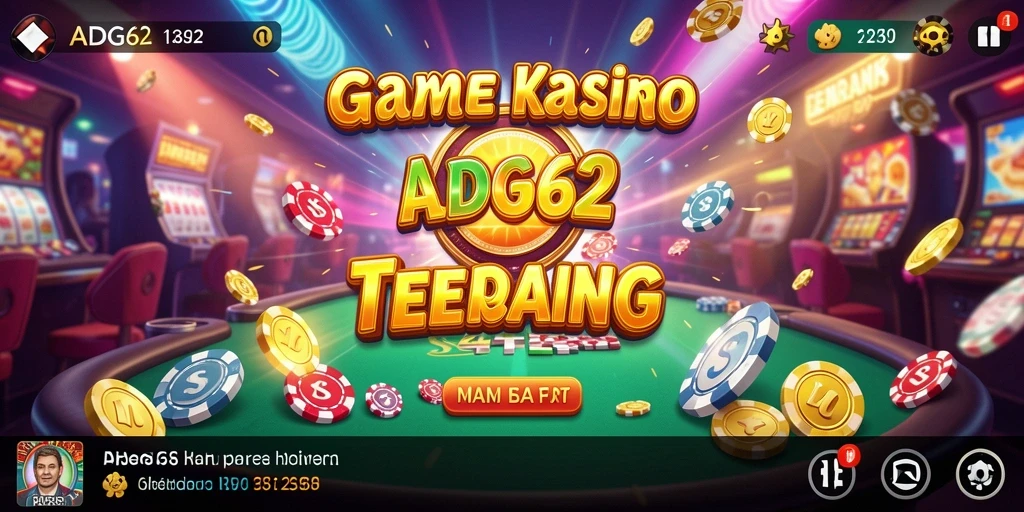 Tampilan menarik gameplay kasino di ADG62 dengan grafis menakjubkan.