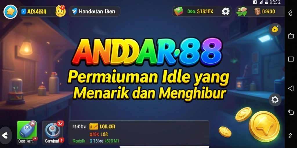 Screenshot ANDARA88 menunjukkan gameplay Idle yang menarik dan visual yang menawan.
