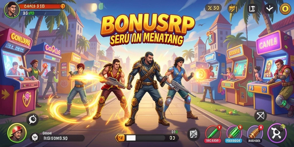 Tampilan gameplay BONUSRP yang penuh aksi dan tantangan.