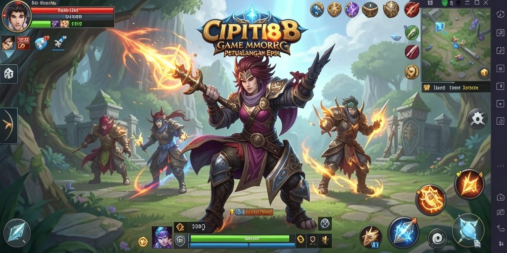 Gameplay seru di CIPIT88 dengan petualangan dan pertempuran epik.