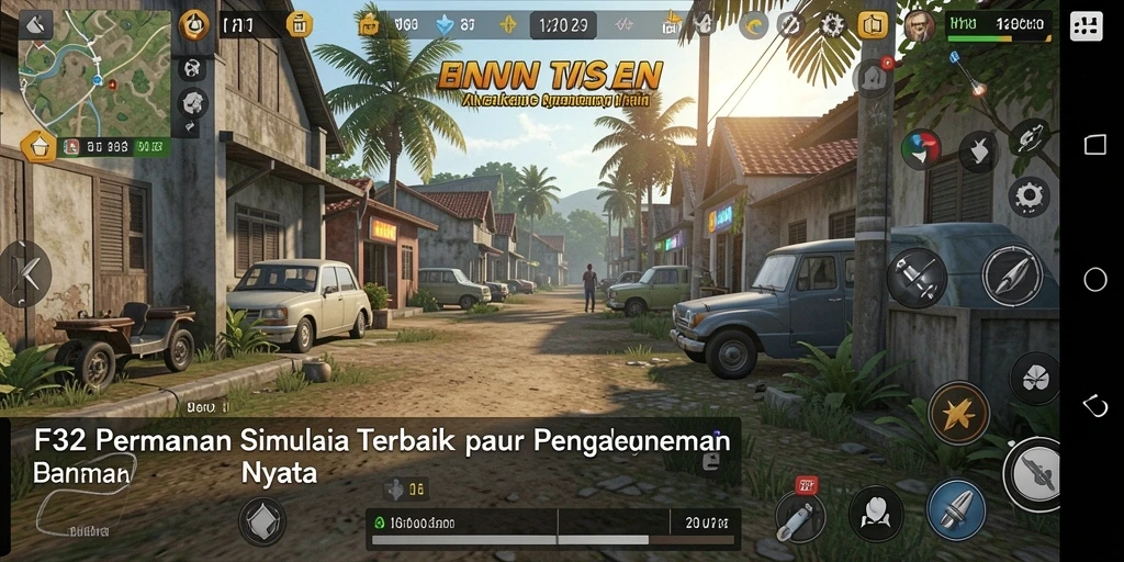 Tampilan gameplay mendalam dari F32 yang menampilkan momen simulasi yang seru.
