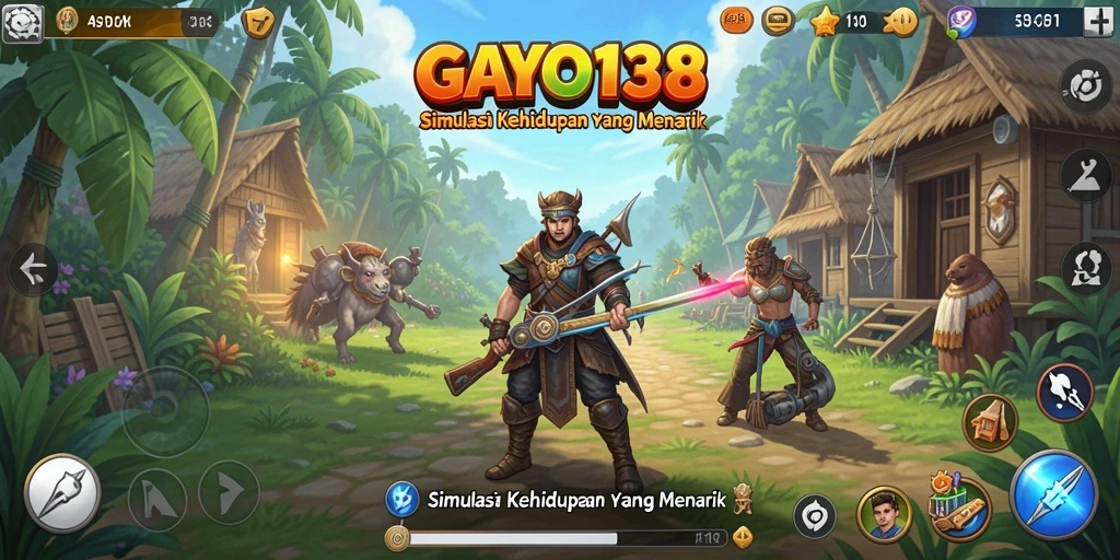 Tangkapan layar GAYO138 menampilkan gameplay menarik paras kehidupan virtual.