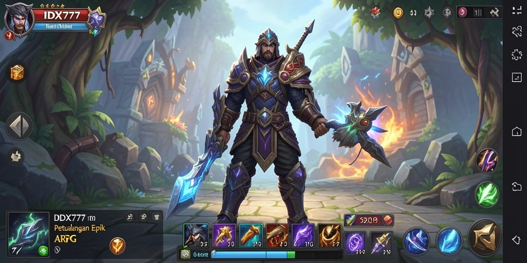 Tangkapan layar menampilkan aksi mendebarkan dalam gameplay ARPG.
