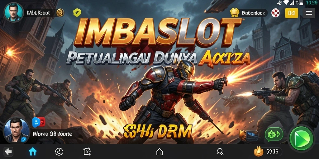 Tampilan gameplay intens di IMBASLOT, penuh aksi dan tantangan.