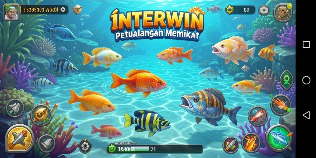 Gameplay seru menembak ikan dengan grafis menawan.
