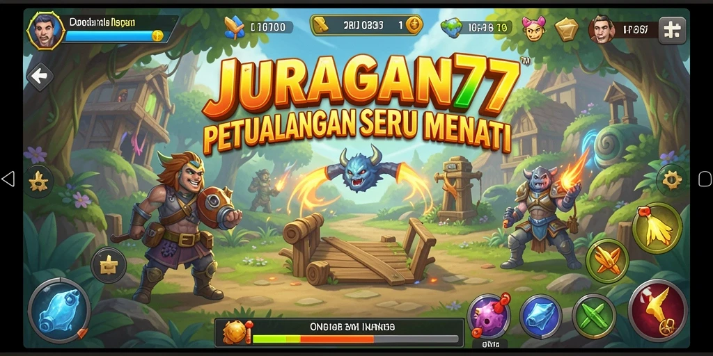 Tampilan gameplay seru dalam JURAGAN77 yang penuh tantangan.