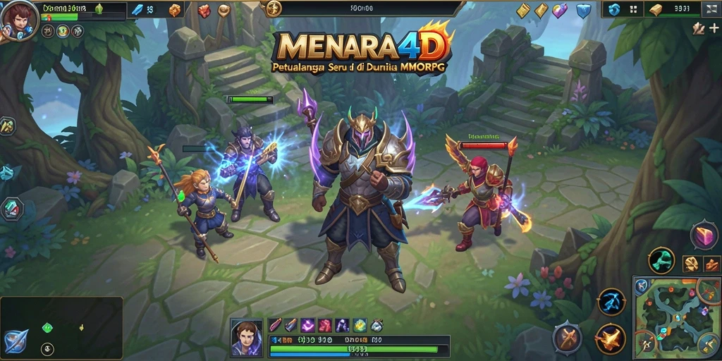 Tampilan menarik dari permainan MMORPG MENARA4D yang penuh aksi.