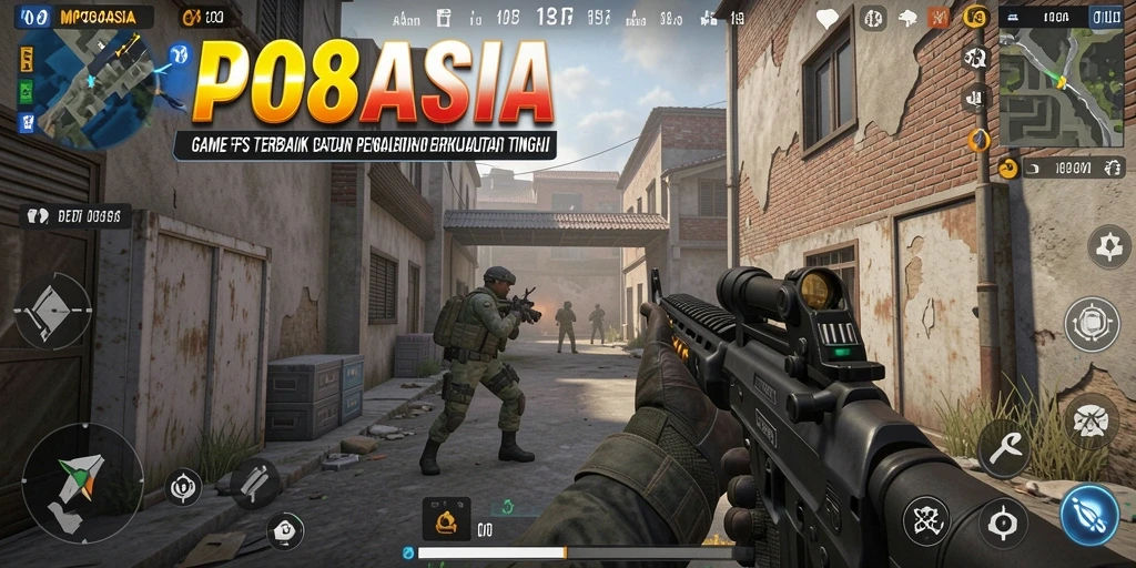 Tampilkan aksi seru dari gameplay <strong>MPO88ASIA</strong> dalam mode FPS.