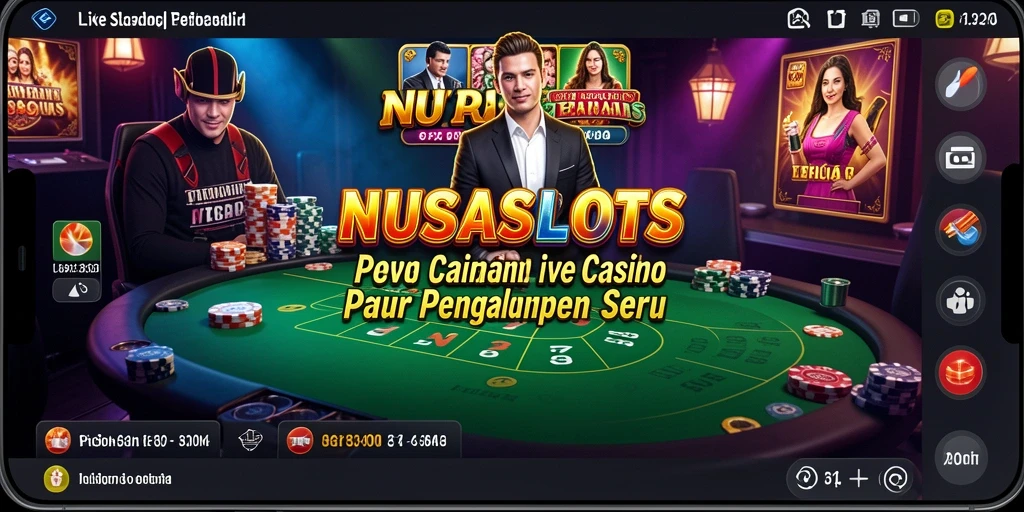Tampilan gameplay NUSASLOTS yang menarik dan interaktif.