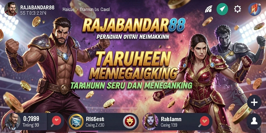 Tampilan gameplay seru dari RAJABANDAR88 yang menarik.