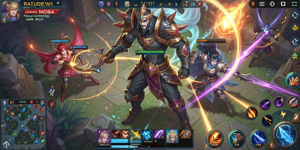 Tampilan gameplay aksi seru di RATUDEWI.