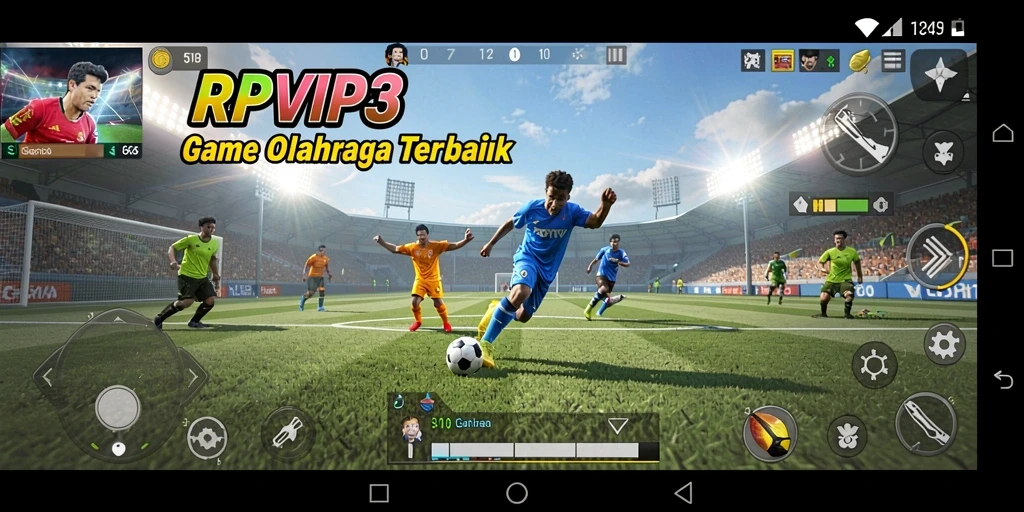 Tampilan menarik dari gameplay RPVIP3 dalam olahraga yang kompetitif.