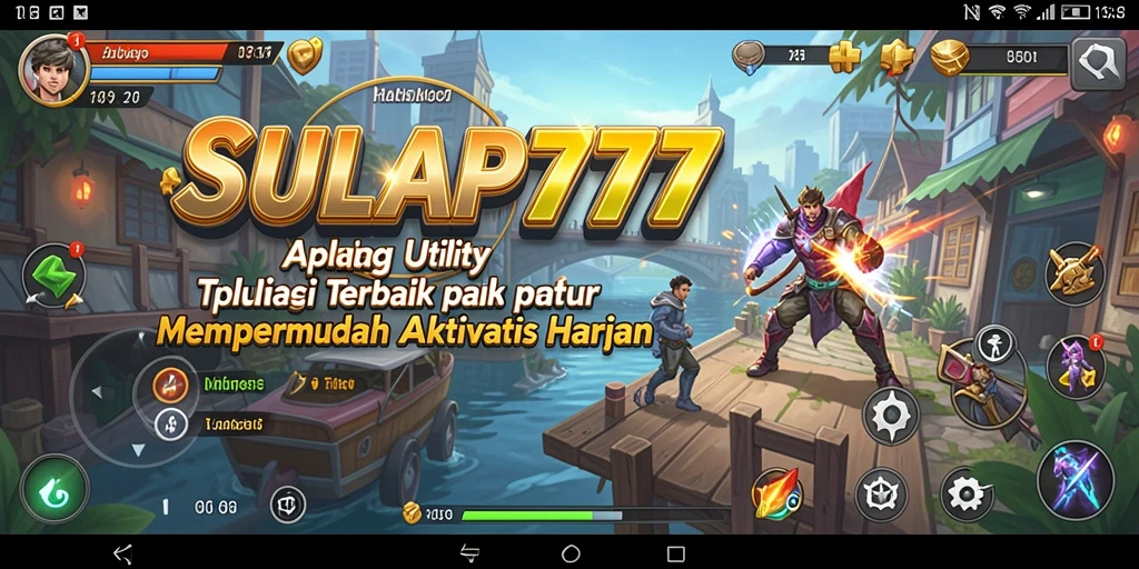 Tampilan intuitif aplikasi SULAP777 dengan fitur-fitur canggih.