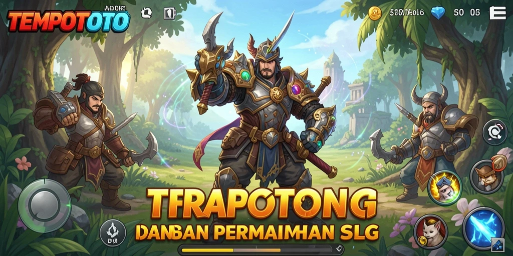 Tampilan gameplay menarik dari TEMPOTOTO dengan strategi yang mendalam.