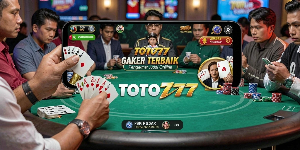 Tampilan gameplay poker yang seru dan interaktif di TOTO777.