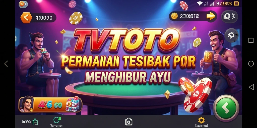 Tampilan gameplay seru di TVTOTO dengan beragam pilihan Kasino.